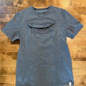 Lalabu Dad’s Baby Wearing Short Sleeve Tee (Charcoal)